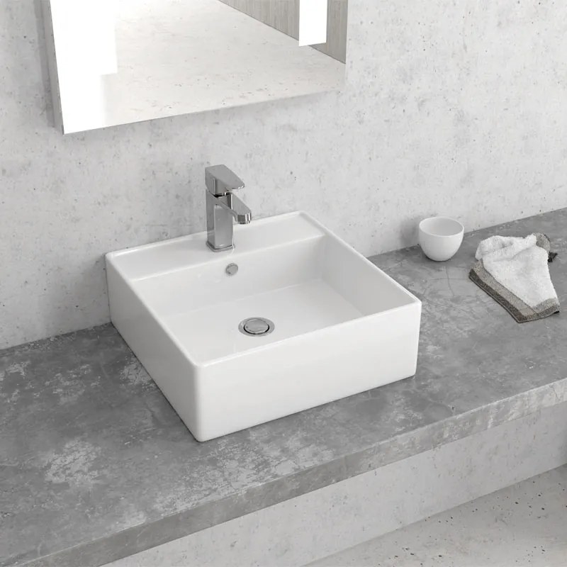 KARAG  LT BASINS Νιπτήρας επικαθήμενος LT 2025 KARAG 38,5x38,5x13cm KARAG-5206836100906