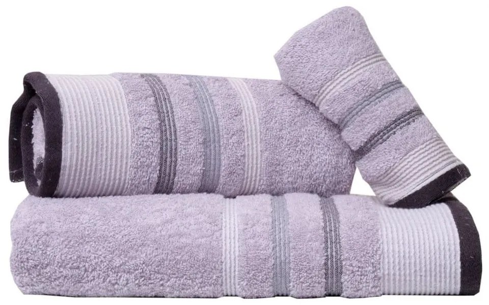 Πετσέτα Χαβάη Grey Viopros Χεριών 30x50cm 100% Cotton
