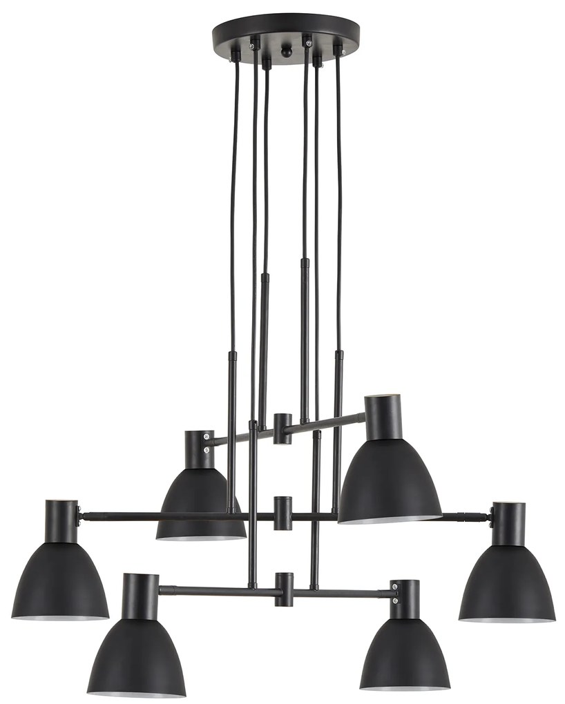 SE21-BL-100-MS2 ADEPT PENDANT Black Metal Pendant Black Metal Shade+