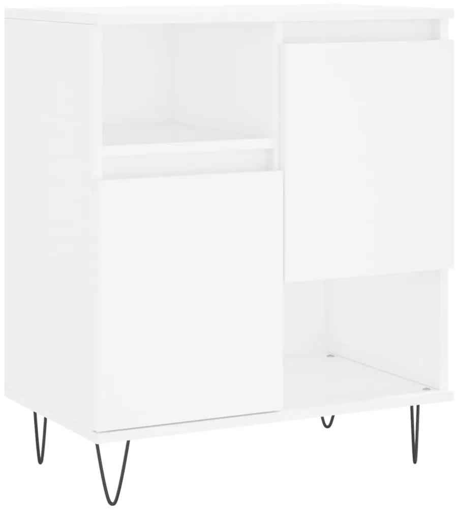 vidaXL Συρταριέρα Λευκή 60 x 35 x 70 εκ. από Επεξεργασμένο Ξύλο