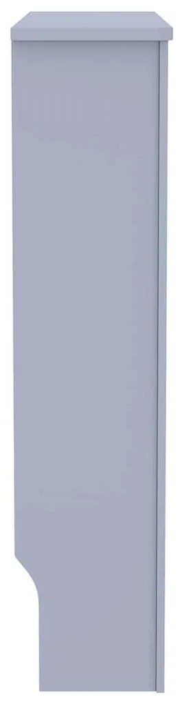 vidaXL Καπάκι Καλοριφέρ Γκρι 78 x 19 x 81,5 εκ. Επεξεργασμένο ξύλο