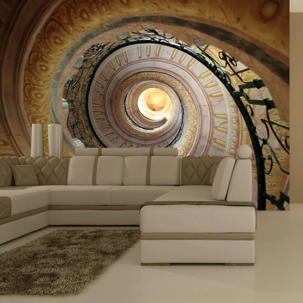 Φωτοταπετσαρία - Decorative spiral stairs 350x270