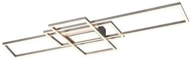 Πλαφονιέρα Φωτιστικό Οροφής Led Νίκελ Ματ Irvine 620010407 Trio Lighting-620010407-Νίκελ Ματ 620010407