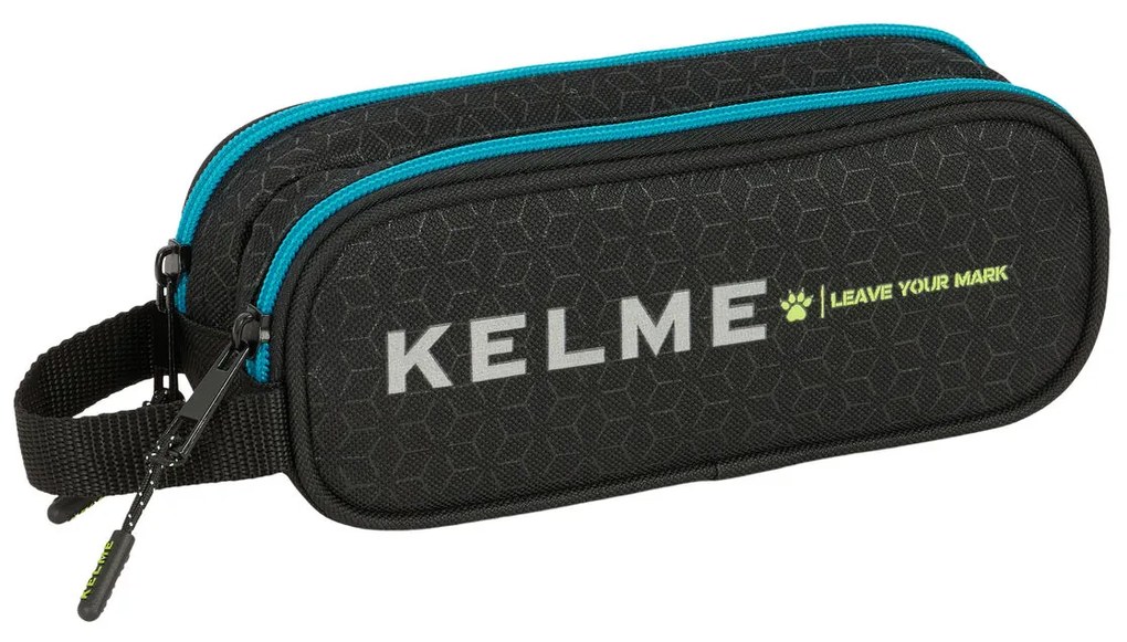 Διπλή Κασετίνα Kelme Iron Μαύρο 21 x 8 x 6 cm