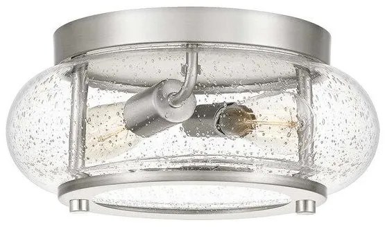 Πλαφονιέρα Φωτιστικό Οροφής 2xE27 Trilogy Elstead Lighting-QZ-TRILOGY-FS-BN-Νίκελ Ματ QZ-TRILOGY-FS-BN