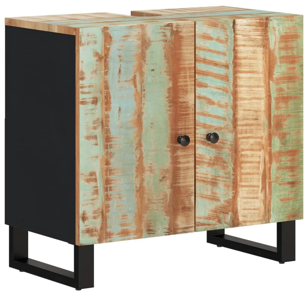 Έπιπλο Νιπτήρα 62 x 33 x 58 εκ. Μασίφ Ανακυκλ. & Επεξ. Ξύλο