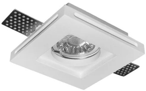 Γύψινο Σποτ Χωνευτό Οροφής λευκό ρηχό 21-11007 Lumen-21-11007-Λευκό 21-11007