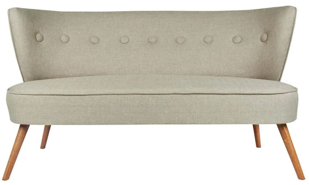 Καναπές Διθέσιος Bienville 558ZEN1203 141x73x77cm Grey