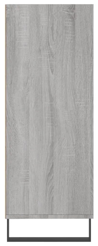 Ραφιέρα Γκρι Sonoma 69,5 x 32,5 x 90 εκ. από Επεξεργασμένο Ξύλο - Γκρι