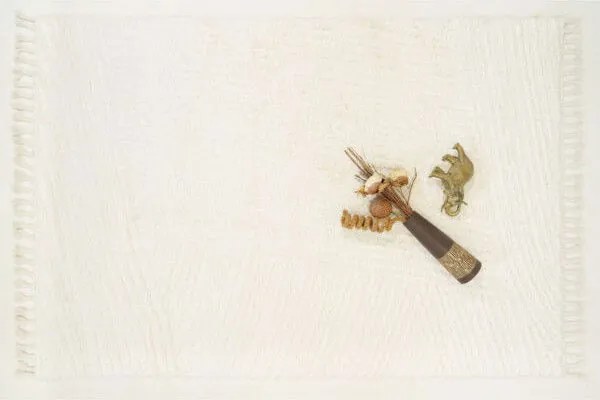 Χαλί ezzo Neve Shaggy E490A1A CREAM-80 x 150 εκ