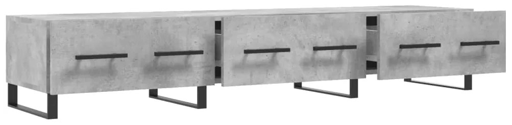 vidaXL Έπιπλο Τηλεόρασης Γκρι Σκυροδέματος 150x36x30 εκ. Επεξ. Ξύλο