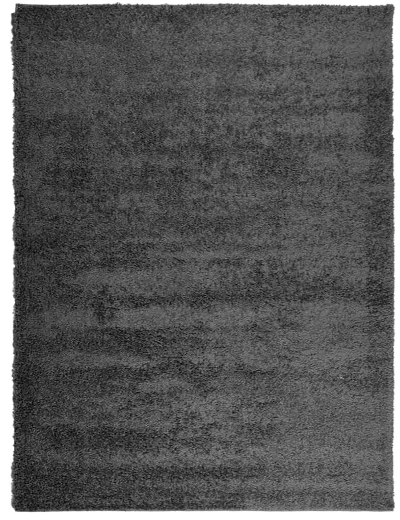vidaXL Χαλί Shaggy με Ψηλό Πέλος Μοντέρνο Ανθρακί 300 x 400 εκ.