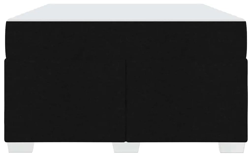 vidaXL Σκελετός Κρεβατιού με στρώμα Μαύρο 120 x 190 cm ύφασμα