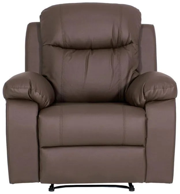 Πολυθρόνα Relax Chicago 1122 Fylliana Γκρί Τεχνόδερμα 97x90x100 εκ. 97x90x100 εκ.
