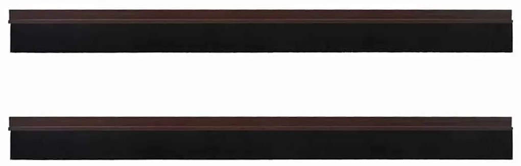 vidaXL Αυτοκόλλητες σφραγίδες πόρτας 2 pcs Καφέ 100 cm