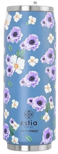 Estia Θερμός Travel Cup Save The Aegean 500ml Garden Blue 01-16807