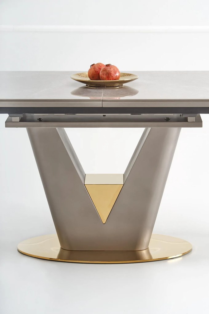 VALENTINO table light grey/gold DIOMMI V-CH-VALENTINO-ST