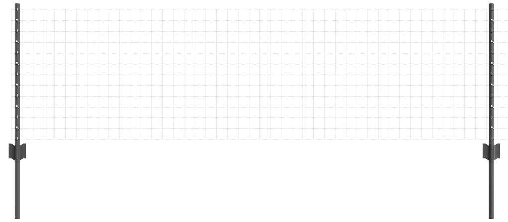 vidaXL Πό posts φράχτη 22 pcs Γκρι 50 x 0.6 μ Ατσάλι