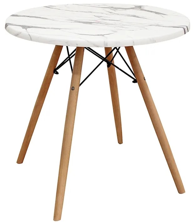 RANDY WERZALIT Φ70Χ73εκ.ΜΑΡΜΑΡΟ CARRARA ZITA PLUS Φ70Χ73εκ.