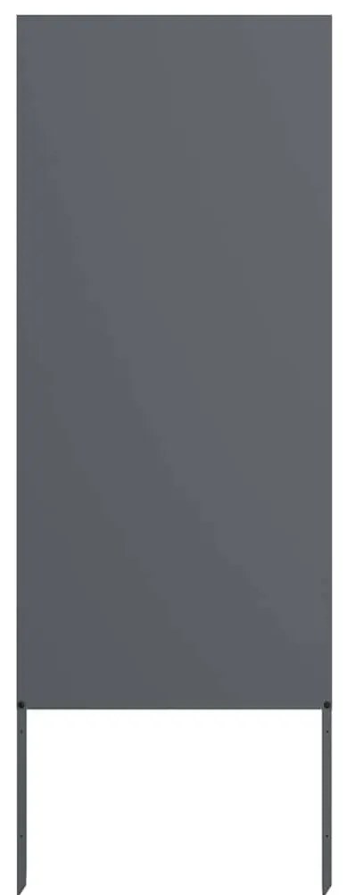 vidaXL Διακοσμητική Πλάκα Κήπου Άλλο Ανθρακί 50 x 140 cm