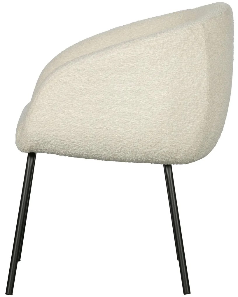 Chair DE EEKHOORN Noelle dining chair boucle off white 373353-O-0090