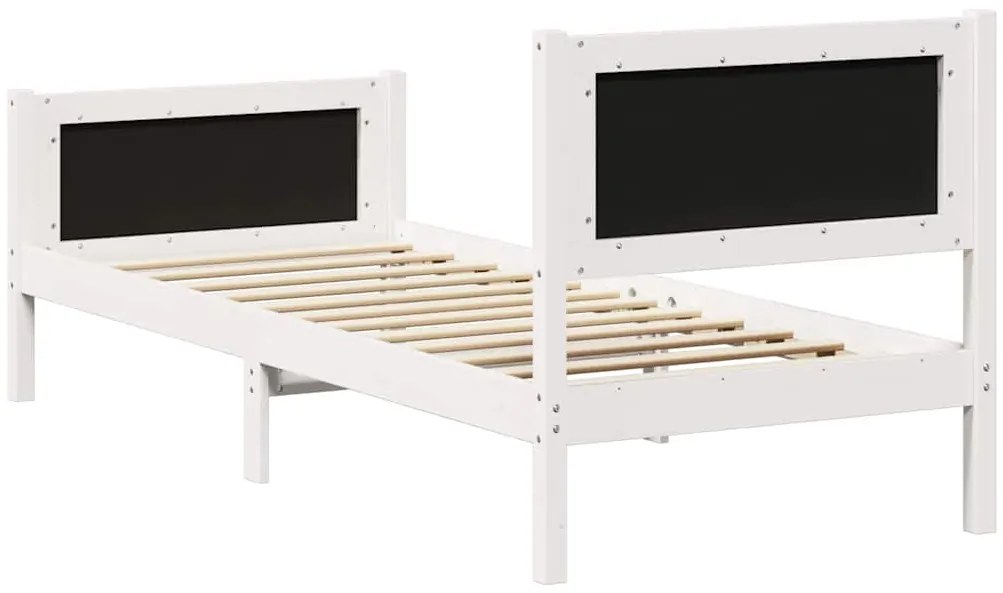 vidaXL Σκελετός Κρεβατιού με κεφαλάρι Ανοιχτό γκρι 75 x 190 cm ύφασμα