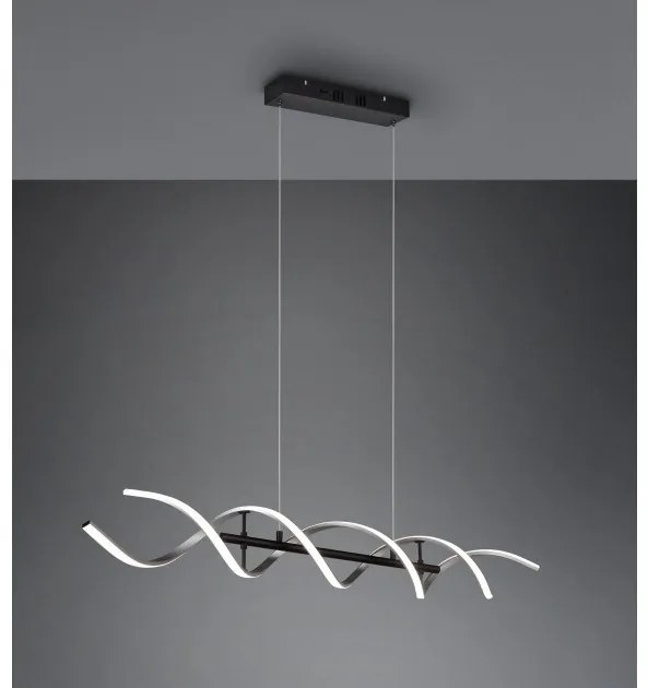 Κρεμαστό Φωτιστικό Ράγας LED 45W IP20 Sequence 341810205 Trio Lighting-341810205-Μαύρο 341810205