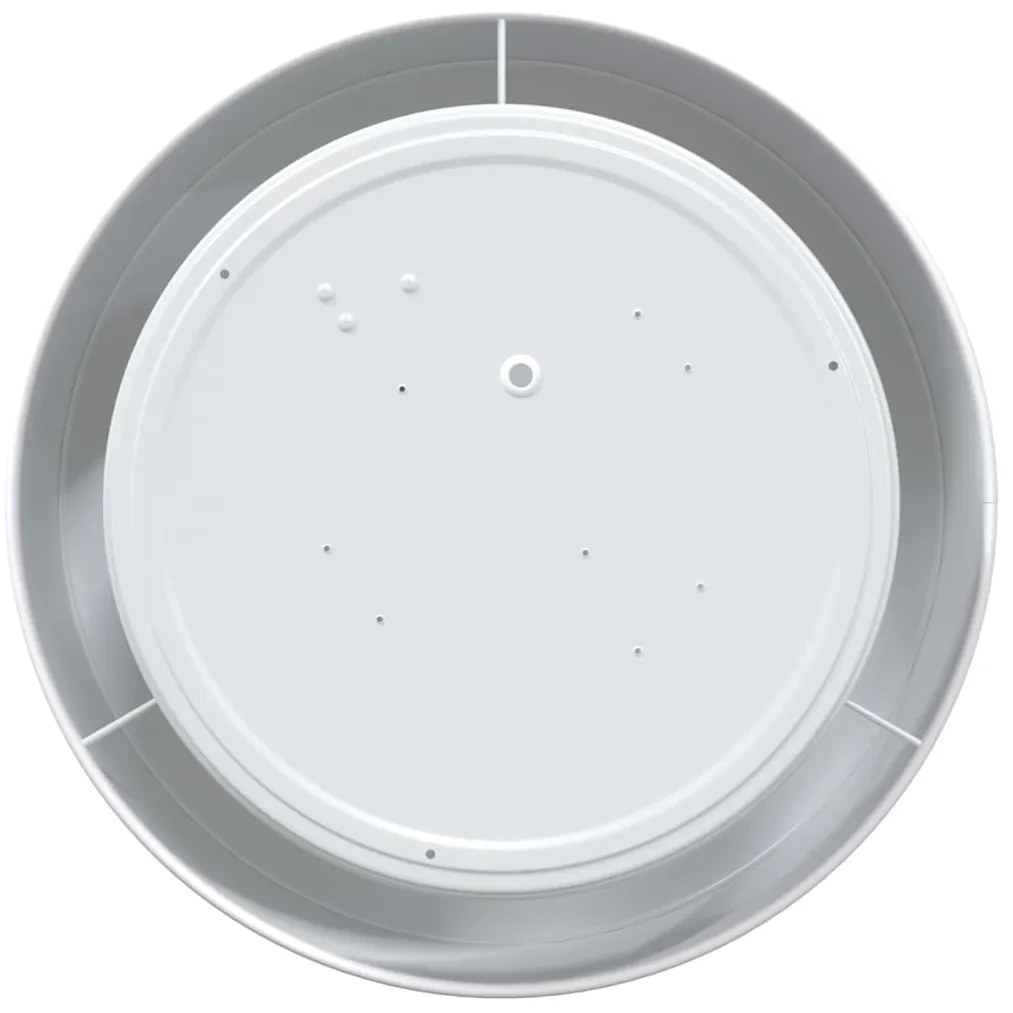 vidaXL Λάμπα Οροφής με προβολείς Λευκό 30 x 30 x 13,5 εκ ύφασμα