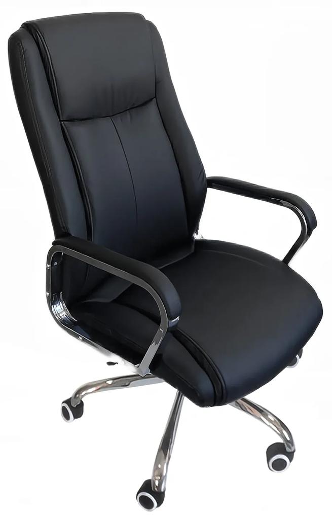 Καρέκλα Γραφείου ArteLibre IRVINE Μαύρο PU 78x63x115-123cm