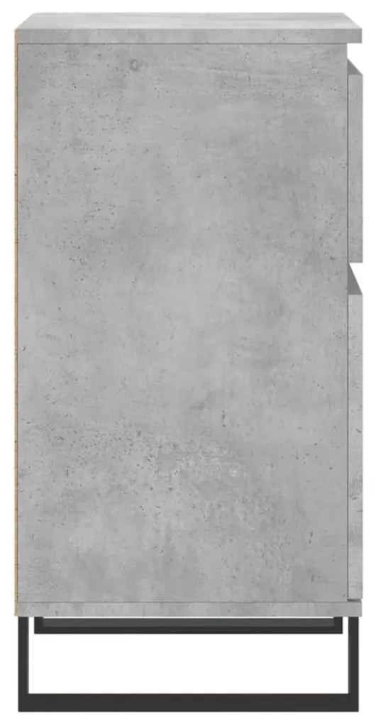 vidaXL Συρταριέρα Γκρι Σκυροδ. 40 x 35 x 70 εκ. από Επεξεργασμένο Ξύλο