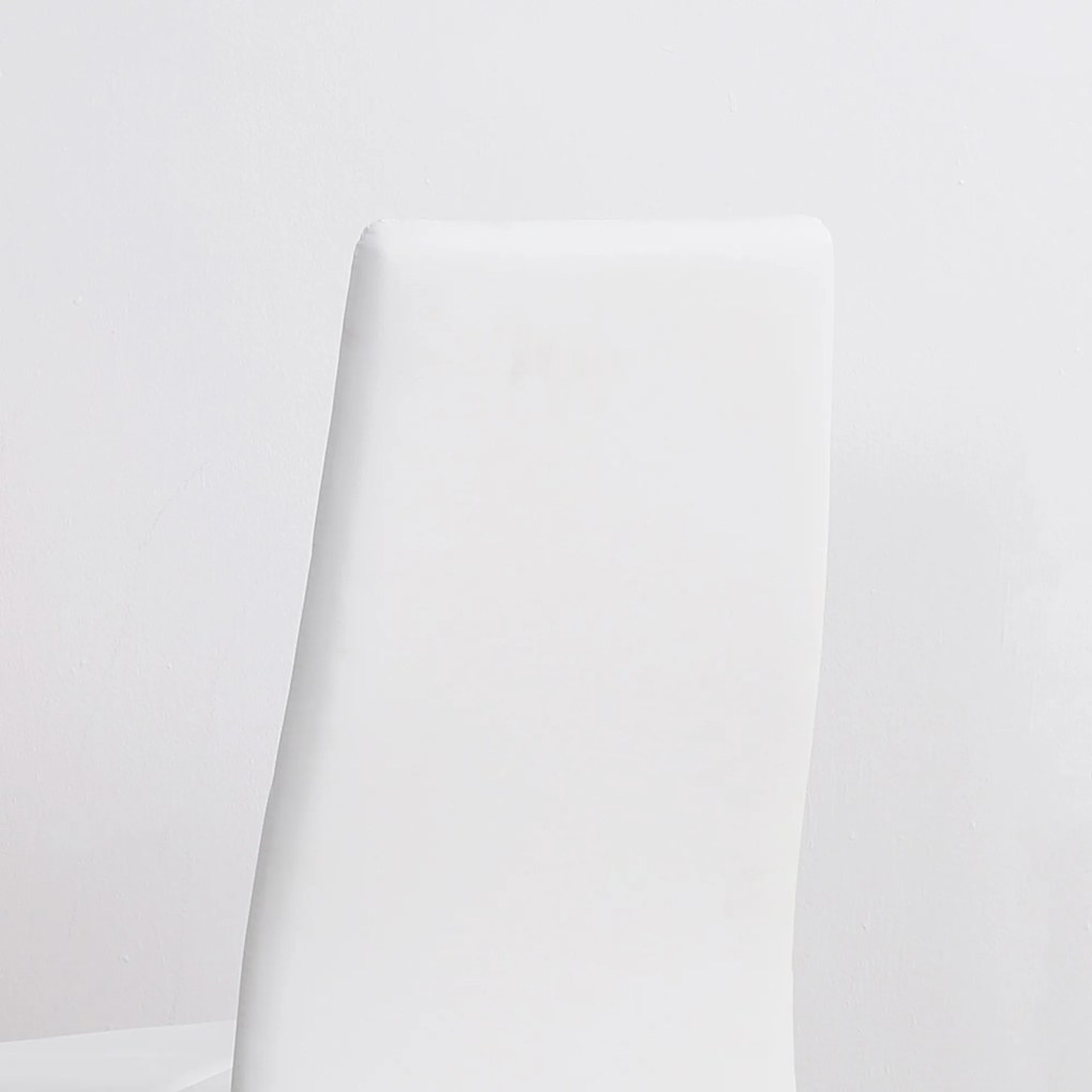 HOMCOM Σετ 4 καρεκλών, καρέκλες τραπεζαρίας, καρέκλες κουζίνας, 41 cm x 50 cm x 97 cm, Λευκό