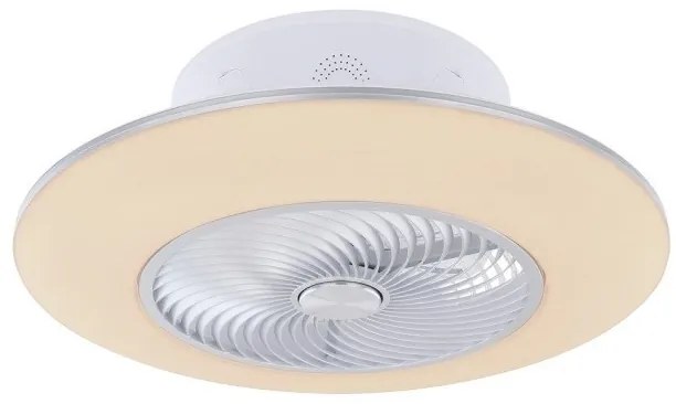 Ανεμιστήρας Οροφής LED 36W Λευκό-Ασημί Kello 03623 Globo Lighting-3623-Λευκό-Ασημί 03623