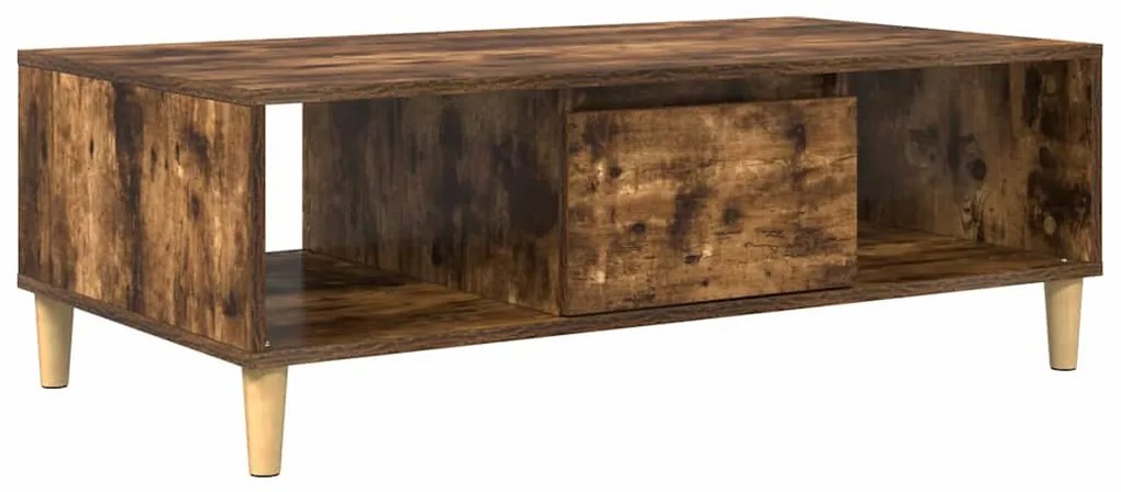 vidaXL Τραπεζάκι σαλονιού Καπνιστή δρυς 103.5 x 60 x 35 εκ