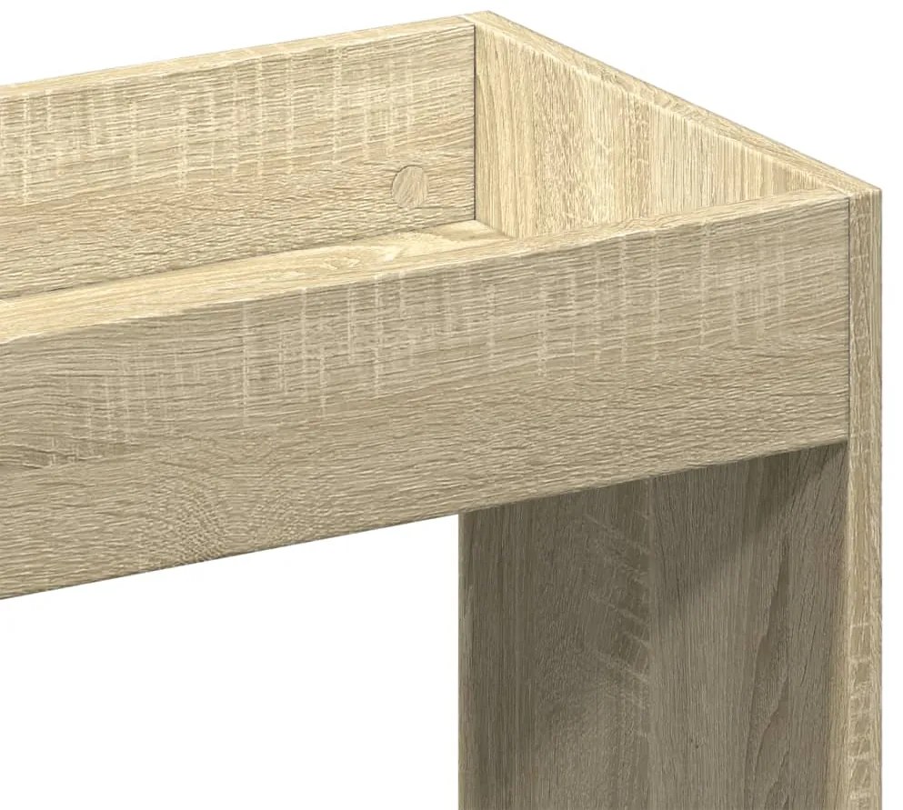 Ντουλάπι Sonoma Δρυς 63x33x180 εκ. από Επεξεργασμένο Ξύλο - Καφέ
