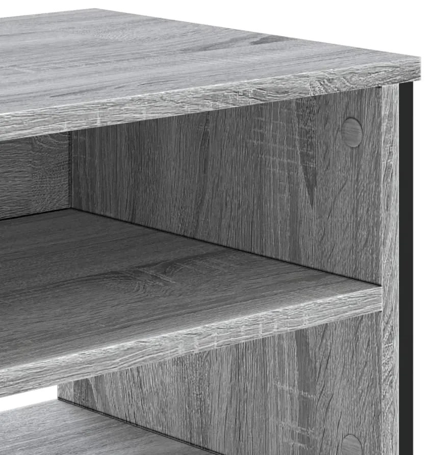 vidaXL Έπιπλο Τηλεόρασης Γκρι Sonoma 180x34x41 εκ. από Επεξεργ. Ξύλο