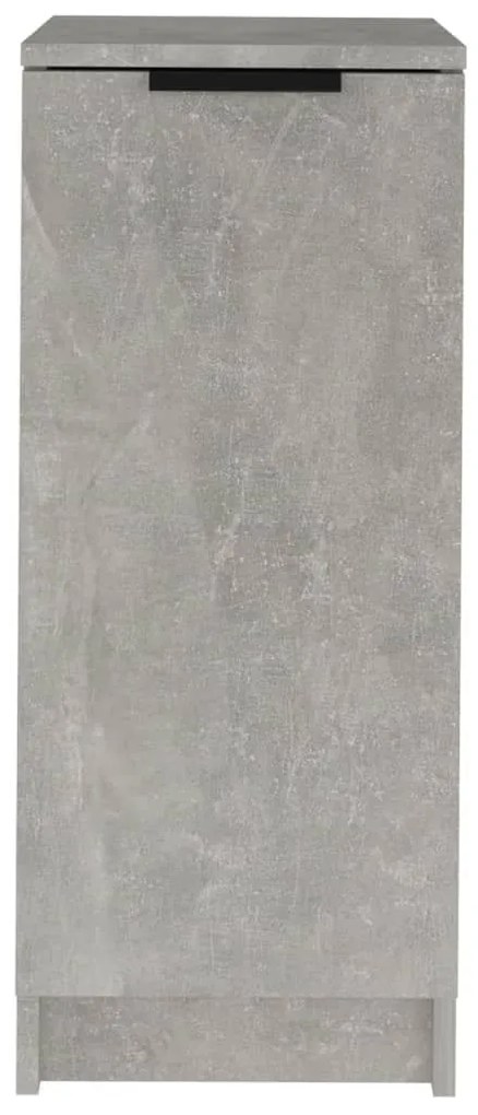 Παπουτσοθήκη Γκρι Σκυροδέματος 30x35x70 εκ. Επεξεργασμένο Ξύλο - Γκρι