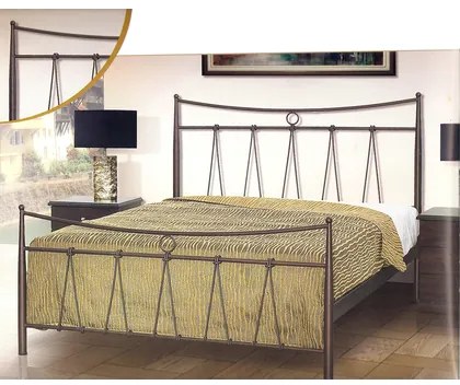 SweetDreams  Μεταλλικό Κρεβάτι Ημίδιπλο 100x200 Sweet Dreams No31 Με Επιλογή Χρώματος BEST-803220