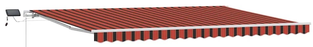 vidaXL Σκηνίτσα Αναδιπλούμενη with 500 x 300 εκ πορτοκαλί και καφέ