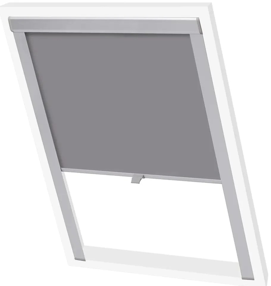 vidaXL Στόρι Ρόλερ Συσκότισης (Blackout) Γκρι C04