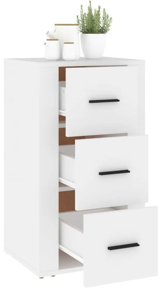 vidaXL Συρταριέρα Λευκή 40 x 33 x 70 εκ. από Επεξεργασμένο Ξύλο