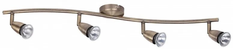 Rabalux Norman Σποτ Τετραπλό Μήκους 70cm Μπρονζέ 5998