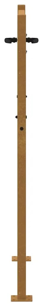 vidaXL Πύλη Κήπου 105 x 130 εκ. από Ατσάλι Corten