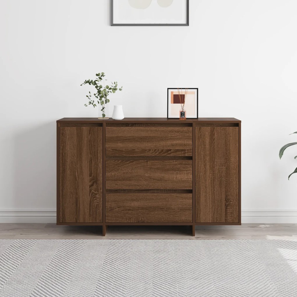 vidaXL Μπουφές Καφέ Δρυς 120x41x75 εκ Επεξεργασμένο Ξύλο