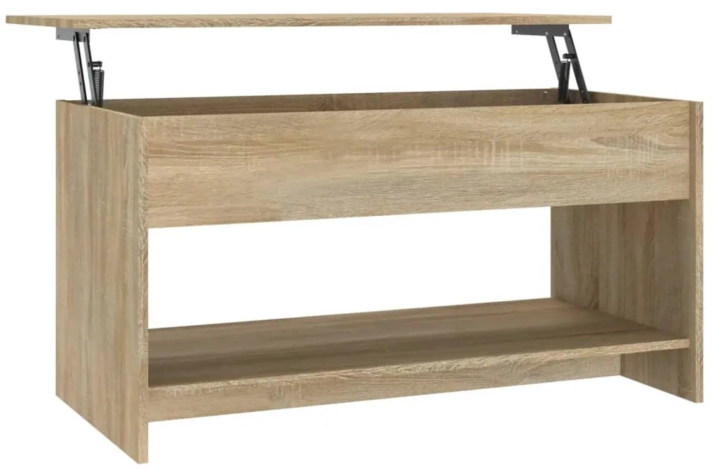 vidaXL Τραπεζάκι Σαλονιού Sonoma Δρυς 102x50x52,5 εκ. Επεξεργ. Ξύλο