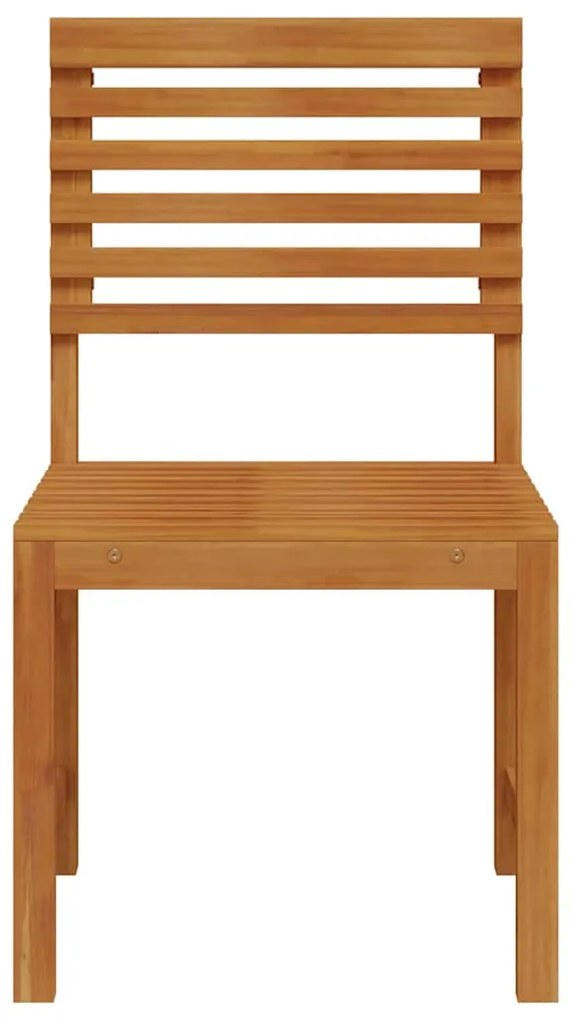 vidaXL Καρέκλα Κήπου 2 pcs Καφέ 50 x 50 x 91 εκ. Μασίφ ξύλο ακακίας