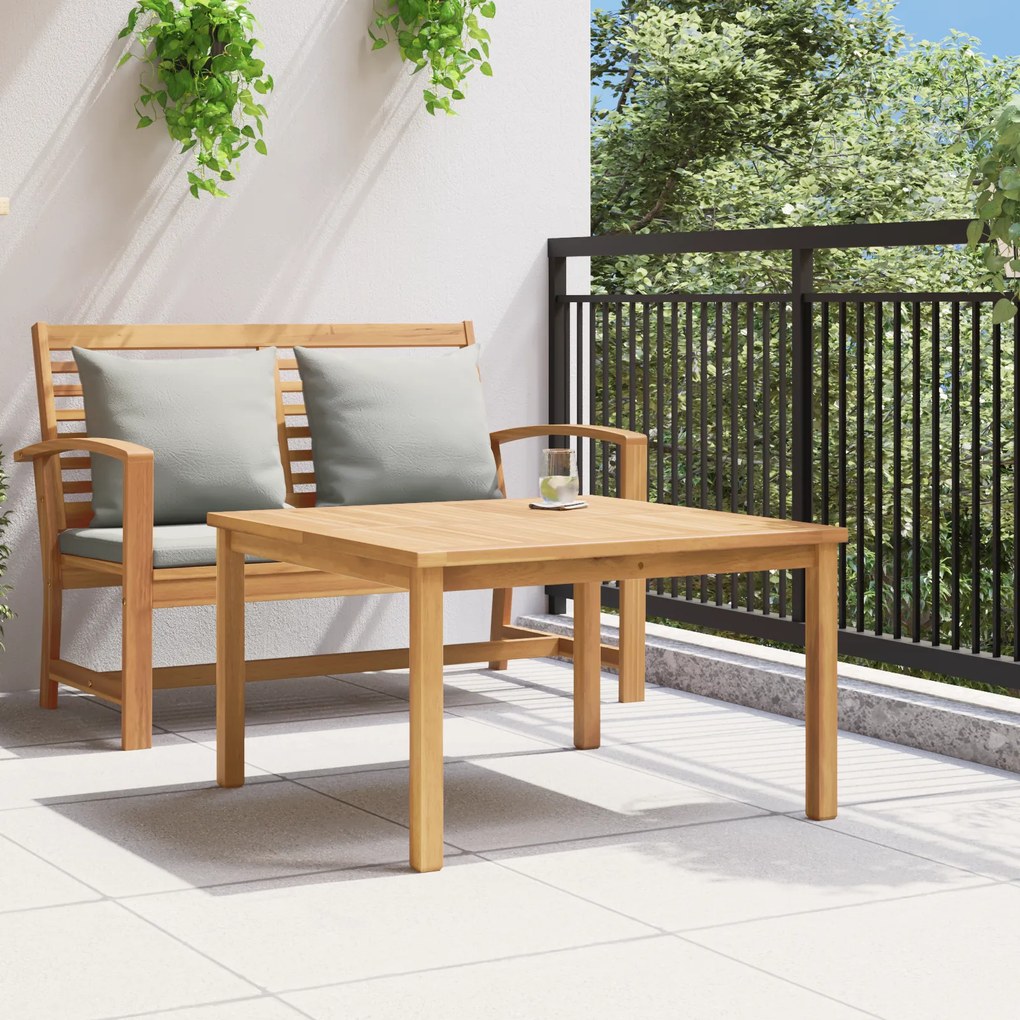 vidaXL Τραπεζάκι σαλονιού Καφέ 85 x 85 x 45 cm Μασίφ ξύλο teak