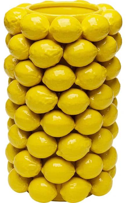 Vase Lemon Juice 43cm - Κίτρινο