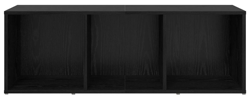 vidaXL Ντουλάπι TV με αποθήκευση Μαύρη δρυς Επεξεργασμένο ξύλο