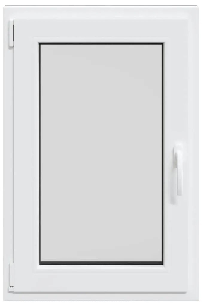 vidaXL Παράθυρο Υπογείου "RISOR" 60x100 εκ. Ανακλινόμενο & Περιστρεφόμενο DIN Αριστερό Ανθρακί