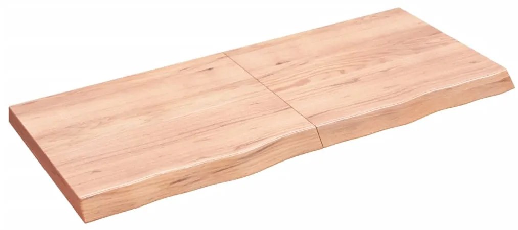 Επιφ Τραπεζιού Αν Καφέ 140x60x(2-6)εκ. Επεξ. Μασίφ Ξύλο Δρυός